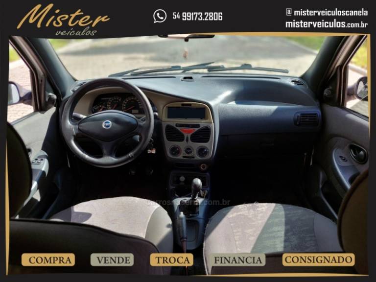 FIAT - PALIO - 2003/2004 - Branca - R$ 24.900,00
