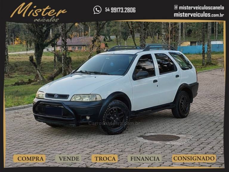 FIAT - PALIO - 2003/2004 - Branca - R$ 24.900,00