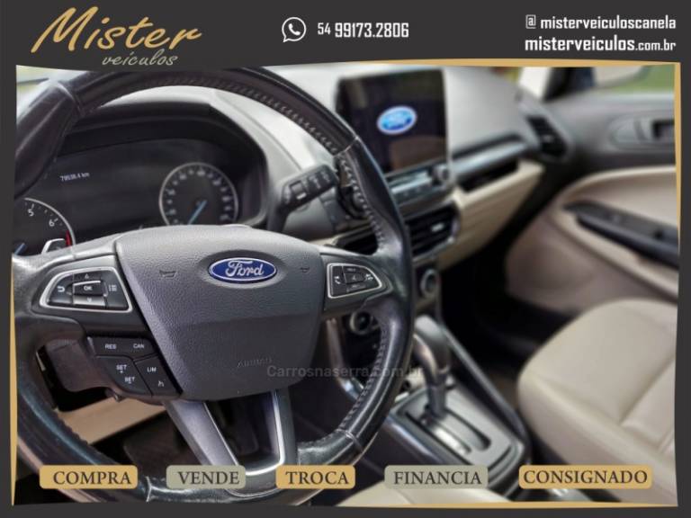 FORD - ECOSPORT - 2019/2020 - Preta - R$ 89.900,00